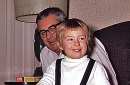 Beth and Grandpa Cornie